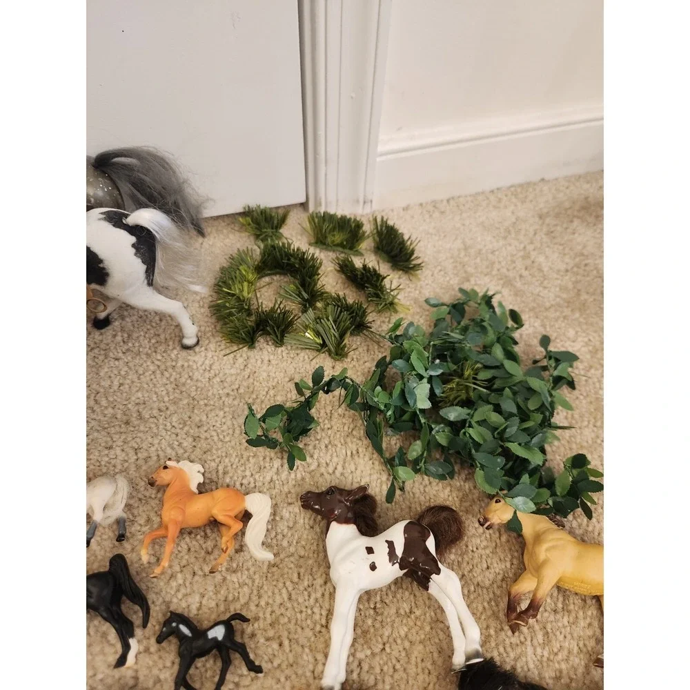 Huge‎ Vintage Horse Playset Toys Dolls Accessories Fence Barbies Girls